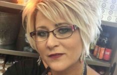 56 Short Hairstyles for Women Over 60 with Glasses (Updated 2021) beautiful-thick-layered-haircut-for-older-women-235x150