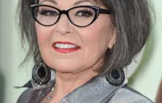 55+ Short Hairstyles for Women Over 60 with Glasses chin-length-bob-hairstyle-for-older-women-with-glasses-235x150