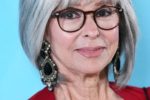Chin Length Bob Hairstyle For Women Over 60 With Glasses