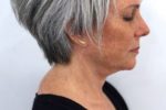 Classic Short Wedge Haircut For Older Women