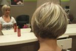 Classic Wedge Hairstyle For Older Women