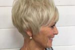 Classic Wedge Short Hairstyle For Women Over 60