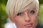 8 Fantastic Short Stacked Hairstyles cute-short-side-swept-haircut-that-fits-with-women-with-glasses-150x100