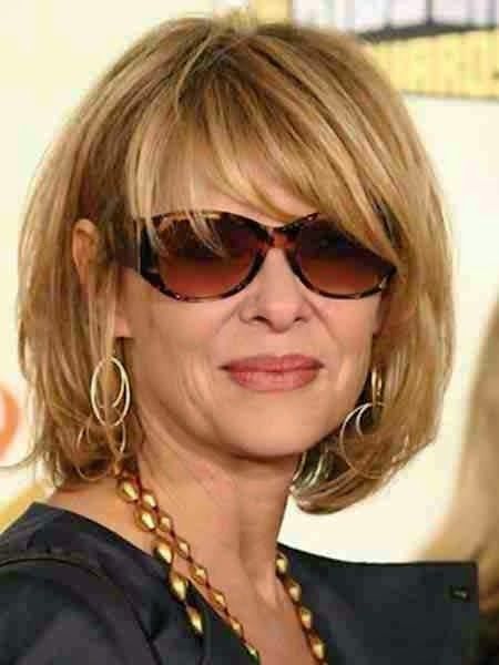 look younger with chin length bob hairstyle even when you are over 60
