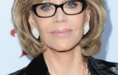 55+ Short Hairstyles for Women Over 60 with Glasses (Updated 2022) pretty-looking-over-60-women-with-chin-length-hairstyle-and-glasses-235x150