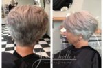 Pretty Short Angled Wedge Haircut For Women Over 60