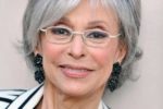 Pretty Short Haircut With Bangs For Older Women With Glasses