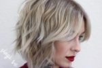 Pretty Short Textured Bob Hairstyle For Women With Thin Hair