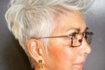 Short Layered Pixie Hairstyle For Over 60 Women To Look Younger