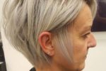 Thin Classic Wedge Haircut For Women Over 60