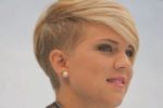 Very Short And Modern Side Swept Haircut For Women With Thin Hair