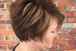 Women Over 60 With Layered Wedge Haircut