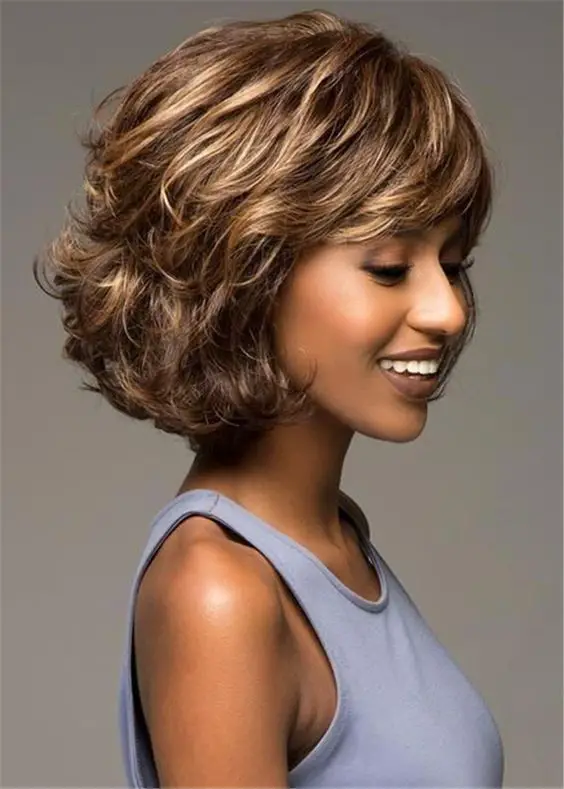 Effortless Short Layered Hairstyles for Ladies to Look Beautiful Layered-Blunt-Bob