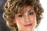 Beautiful Natural Curly Haircut For Older Women With Thick Hair