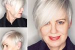 Beautiful Teased Choppy Hairstyle For Over 60 Women