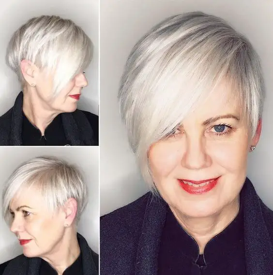 54 Short Choppy Hairstyles for Women over 60 to Look Younger beautiful-teased-choppy-hairstyle-for-over-60-women