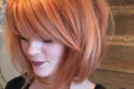 54 Awesome Short Layered Bob Hairstyles Ideas cute-and-modern-choppy-layered-hairstyle-with-bangs-150x100
