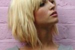 Edgy Choppy Layers Bob Hairstyle With Bangs