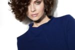 High Volume Bob Hairstyle For Women With Thick Curly Hair