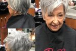 Side Swept Very Short Choppy Hairstyle For Women Over 60