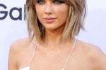 Taylor Swift And Her Choppy Bob With Layers Hairstyle