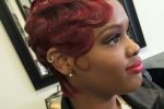 Colored, Finger Waves With Bangs 2
