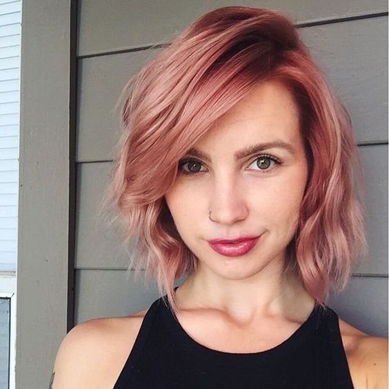 The Cotton Candy Pink Bob for Short Hair 3