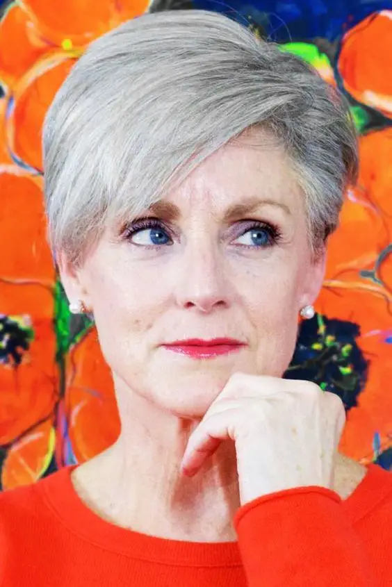 30 Pixie Haircuts for Women Over 50 that You Should Check Asymmetrical-pixie