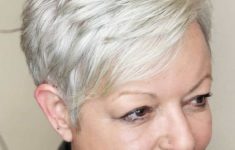 45 Short Hairstyles for Grey Hair and Glasses that Make Older Women Still Looking Stylish pixie_undercut_hairstyle_with_grey_hairs_3-235x150