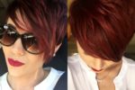 Roaring Red Pixie Haircut 2