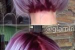 Pastel Pink And Purple Tousled Cut 3