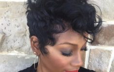 10 Prettiest Pixie Haircuts for Women over 60 2-short-black-hairstyle-for-curly-hair-235x150