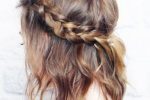 Classic Pinned Style With Braids 3