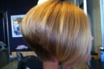 Angled Short Wedge Haircuts For Women 2