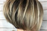 Feathered Stacked Bob Hairstyle 4