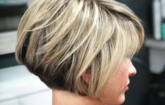 40 Stacked Hairstyles for Short Thin Hair Round Faces to Make You Look More Likeable 9fe078616c10296d80018557d4546506-235x150