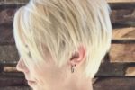 Blonde Stacked Pixie Hair Style 3