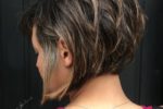 Feathered Stacked Bob Hairstyle 5