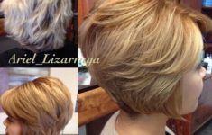 50 Beautiful Short Wedge Haircuts For Over 40 Women short-layered-hairstyles-for-thick-wavy-hair-1-235x150