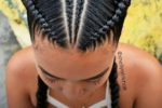 French And Rose Braid Up Do For African American Women 4