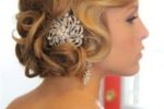 Short Up Do Hairstyle For Wedding 1