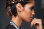 Alternative Braided Mohawk Easy Updos For Short Hair To Do Yourself 3