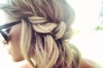Boho Twis Hairstyle Easy Updos For Short Hair To Do Yourself 4