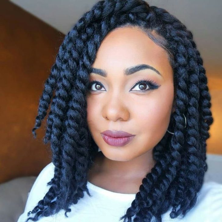 Braided Bob with Side Fringes Most Inspiring Braids Hairstyle for Women ...