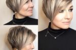 Brown And Blonde Balayage Pixie