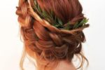 Crown Braid Easy Updos For Short Hair To Do Yourself 3