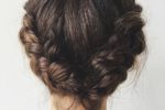 Crown Braid Easy Updos For Short Hair To Do Yourself 7