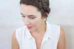 Crown Braid Easy Updos For Short Hair To Do Yourself 6
