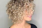 Curly Angled Cut With Layers