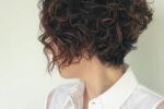 Curly Wedge Haircut